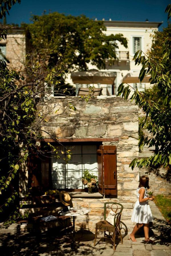Archontiko Stathopoulou Hotel Agios Georgios Nileias Bagian luar foto